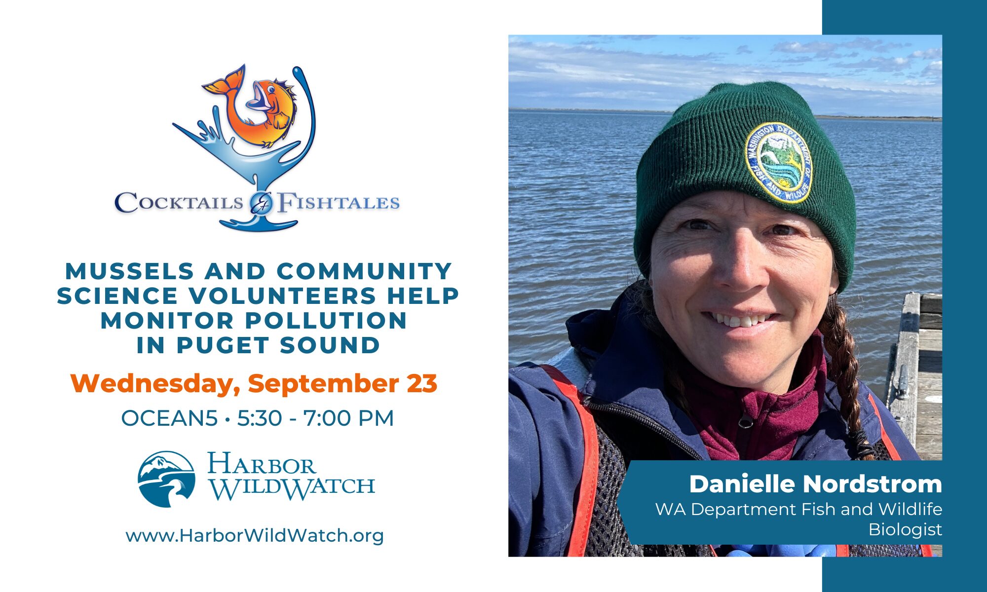 Read more about the article Cocktails and Fishtales- Monitoring Water Quality with Mussels and Volunteers!